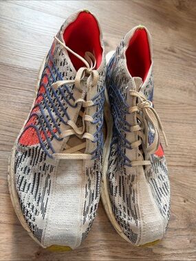 Nike ZOOM X Knit Running Sneakers with Red Accents